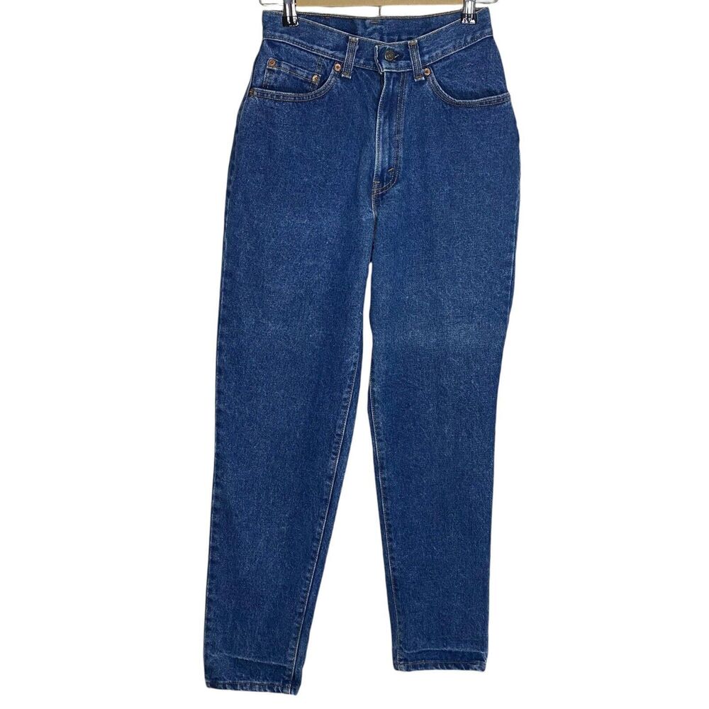 Vtg Levis 505 Jeans Womens 8 (25x29) High Waist Denim Red Tab Medium Wash USA